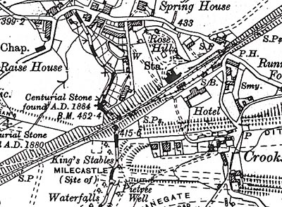 1925 OS Map of Gilsland